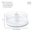 thumbnail image 6 of YouCopia SmoothSpin Turntable with 3 Bins, 2-Pack, 6 of 7