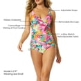 thumbnail image 4 of Anne Cole Drape Front Tankini, 4 of 6