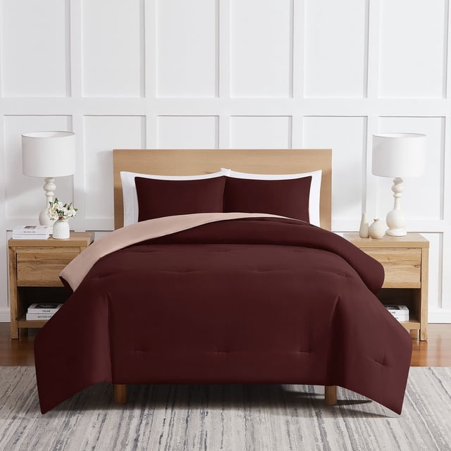 London Fog 3-Piece Reversible Comforter Set