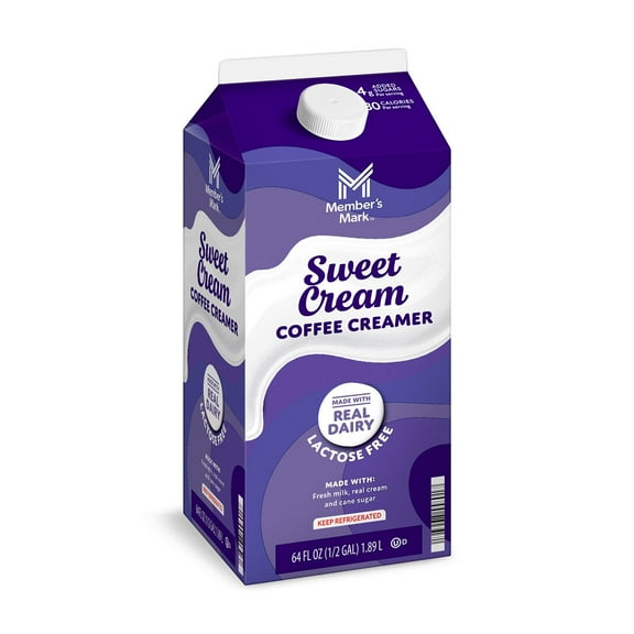 Member's Mark Dairy Coffee Creamer, Sweet Cream, 64 fl. oz.