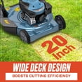 thumbnail image 5 of SENIX 20" 144cc 4-Cycle Gas Push Lawn Mower with Side Discharge, 5 of 11