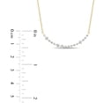 thumbnail image 6 of 0.50 CT. TW Round Diamond Bar Necklace in 14K Gold, 6 of 6