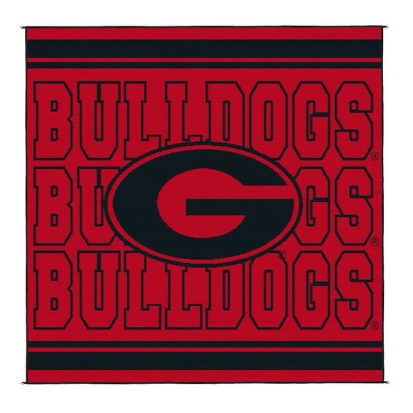 Logo Brands Georgia Bulldogs 106"x106" Rally Mat