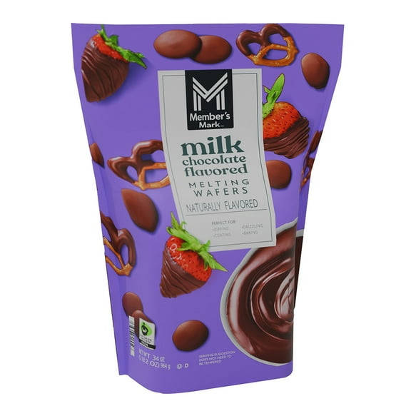 Member's Mark Milk Chocolate Flavored Melting Wafers, 34 oz.