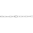thumbnail image 4 of Sterling Silver 0.29 CT T.W. Diamond Padlock Paperclip Necklace, 4 of 9