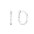thumbnail image 1 of Square Tube Hoop Earrings in Sterling Silver, 1 of 7