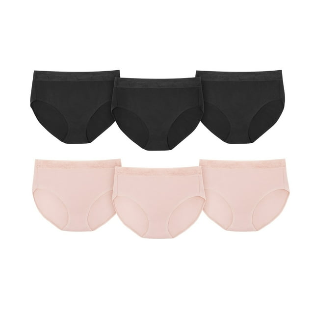 Member's Mark Women's 6-Pack Cotton Luxe Modern Brief