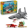thumbnail image 1 of LEGO Creator Fierce Shark with a Treasure Chest Building Set, 379 pc., 1 of 6