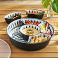 thumbnail image 1 of Member's Mark 6-Section Bamboo Melamine Serving Platter with Lazy Susan Base and Storage Lid, 1 of 6