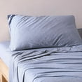 thumbnail image 2 of Brielle Tencel Modal Jersey Knit Sheet Set, Assorted Colors & Sizes, 2 of 4