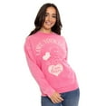 thumbnail image 4 of Character Women's Valentine's Day Crew Neck Sweatshirt, 4 of 6