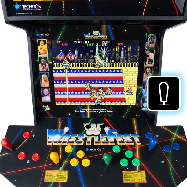 WWE ゲーム4点セット 4 Player WWE Supreme Series Premium Arcade Cabinet, 5 Games
