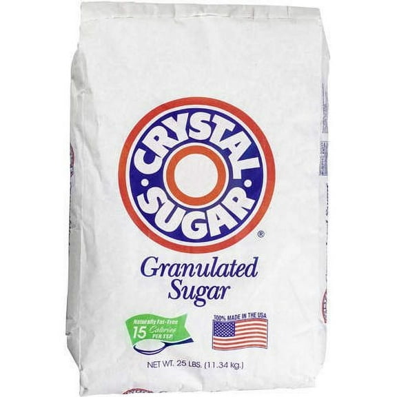Crystal Sugar Granulated Sugar 25 lb.