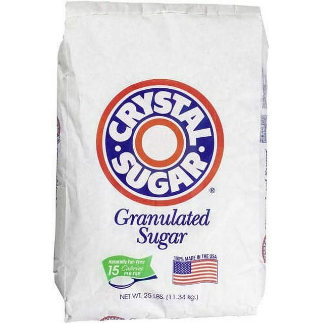 Crystal Sugar Granulated Sugar 25 lb.