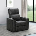 thumbnail image 1 of Travis Power Theater Recliner with Table, Assorted Colors, 1 of 9