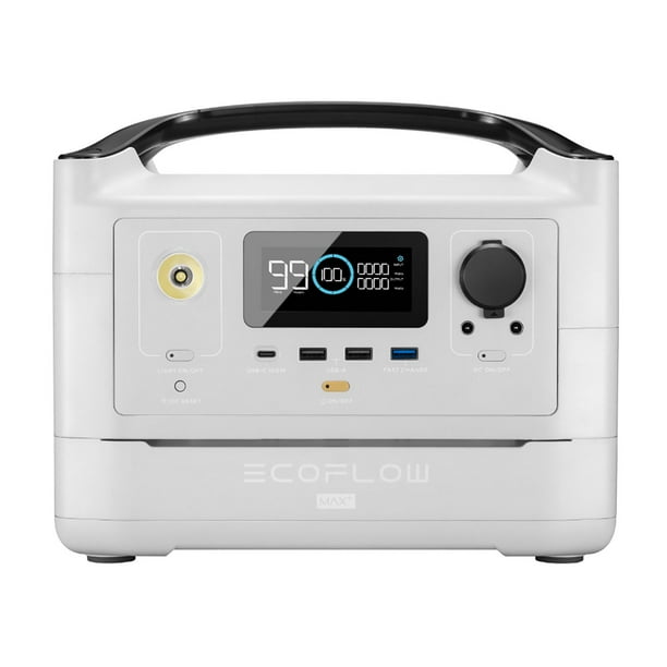 EcoFlow  MAX Plus 720Wh 360Wh×2 電源 EcoFlow RIVER Max Plus Portable Power Station, 720Wh Solar
