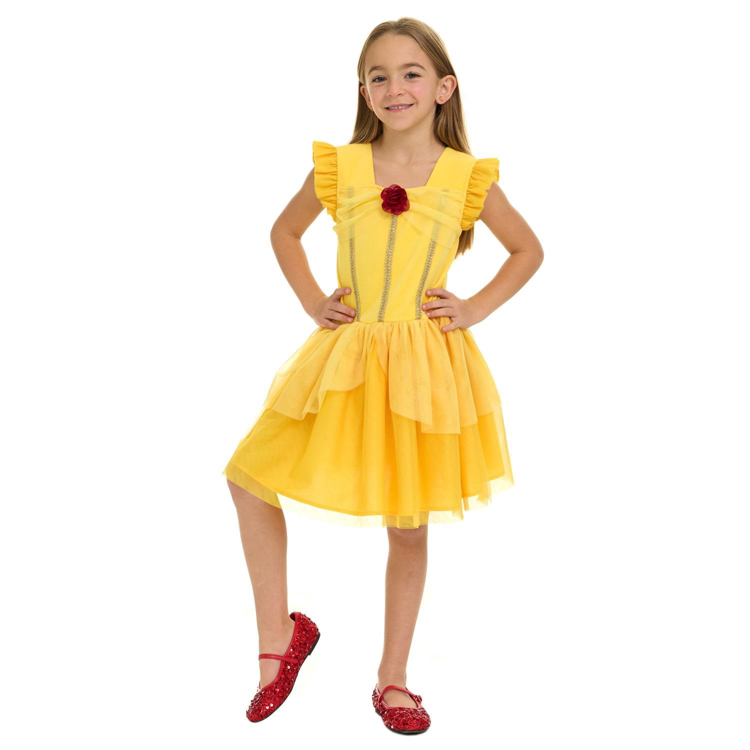 sam's club belle dress Disney Belle Kids Prestige Gown Costume