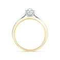 thumbnail image 4 of 0.24 CT. T.W. Marquise Cut Halo Diamond Ring & Band Set in 14K Gold, 4 of 7