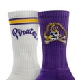 thumbnail image 2 of East Carolina Pirates Adult 2-Pack Crew Socks, 2 of 2
