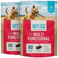 thumbnail image 1 of VETIQ 8-In-1 Multi-Benefit Soft Dog Chews, Hickory Smoke Flavored 60 ct., 2 pk., 1 of 8