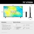 thumbnail image 3 of SAMSUNG 75” Class U7900HD Series Crystal UHD 4K Vision AI Companion Smart Tizen TV, 3 of 13
