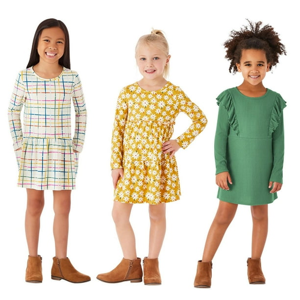 Member's Mark Girls 3-Pack Knit Dress - Samsclub.com Member's Mark Girls 3-Pack Knit Dress - Samsclub.com