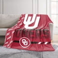 thumbnail image 2 of Logo Brands Oklahoma Sooners 60"x70" Super Plush Blanket, 2 of 7
