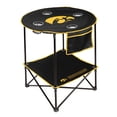thumbnail image 1 of Logo Brands Iowa Hawkeyes 27.6in Round Tailgate Table, 1 of 5