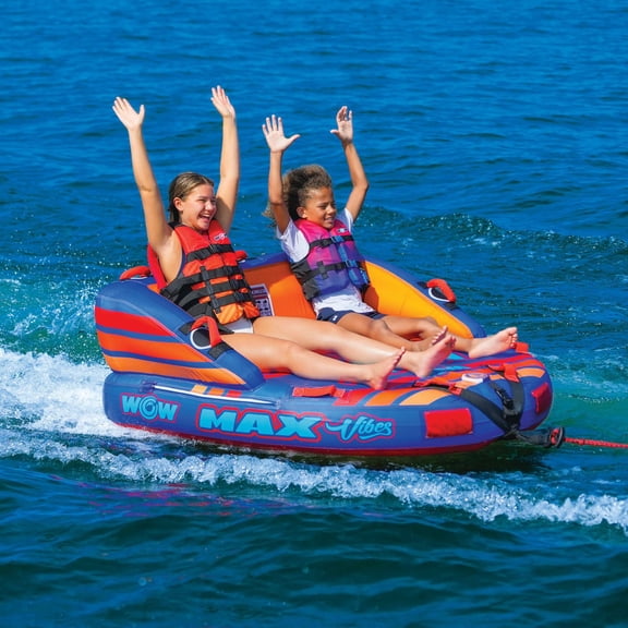 WOW Sports Max Vibes 2 Person Towable with Rope