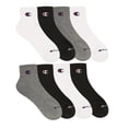 thumbnail image 2 of Champion 8PK Men's Cushion Quarter Sock, 2 of 9