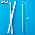 thumbnail image 2 of Hefty Giant Translucent Wrapped Plastic Straws, 10.25", 2, 400 ct., 2 of 5