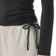 thumbnail image 5 of Member's Mark Women's Ruched Long Sleeve Top, 5 of 8