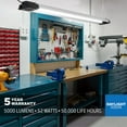 thumbnail image 4 of Honeywell 5000 Lumen Shop Light with Bluetooth Speaker (Set of 2), 4 of 7