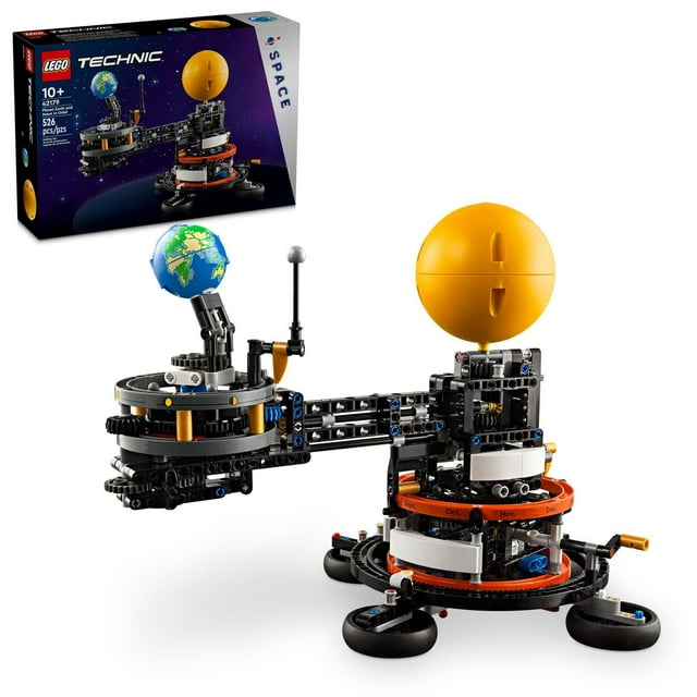 LEGO Technic Planet Earth and Moon in Orbit Space Building Set, 526 pcs.