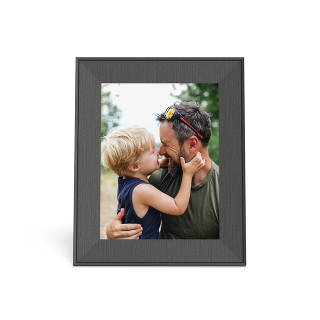 Aura 12" Aspen Digital Photo Frame, Brushed Carbon