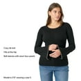 thumbnail image 4 of Edited by Hunter McGrady Women's Pearl Trim Sweater, 4 of 10