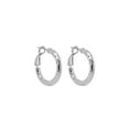thumbnail image 3 of Italian Sterling Silver Hoop Earring Set, 3 of 8