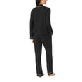 thumbnail image 3 of DreamMark Women's 2-Piece Notch Collar Pajama Set, 3 of 8