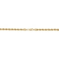 thumbnail image 3 of Glitter Rope Chain Necklace in 14K Gold, 3mm, 3 of 8