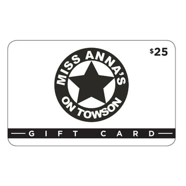 Miss Anna's $50 Gift Card Multi-Pack, 2 x $25