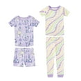 thumbnail image 2 of Member's Mark Girls 4-Piece Organic Cotton Pajamas, 2 of 9