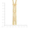 thumbnail image 5 of Solid Tassel Lariat Necklace in 14K Yellow Gold, 5 of 8
