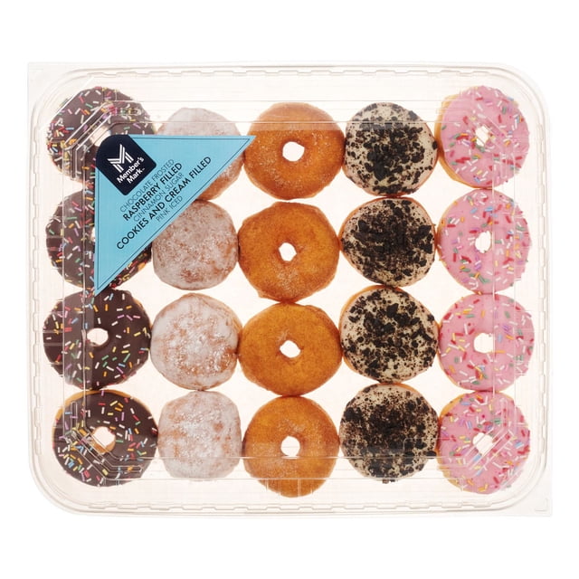 Member's Mark Assorted Donut Tray, Five Flavor Varieties, 20 ct.