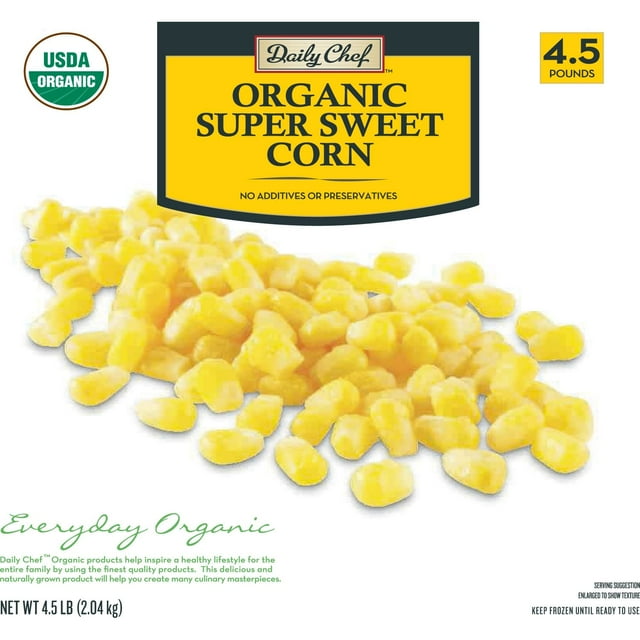 Daily Chef Organic Super Sweet Cut Corn (4.5 lb.)