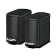 thumbnail image 1 of Tramontina 1.6 Gallon Step Trash Cans, 2 pack, 1 of 14