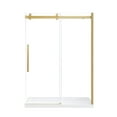 thumbnail image 1 of OVE Decors Bel 60" W x 78-3/4" H Frameless Soft-Close Sliding Shower Door, 1 of 9