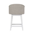 thumbnail image 14 of HH2 Home Upholstered Barrel Back Wood Adjustable Height Swivel Bar Stool, 14 of 19