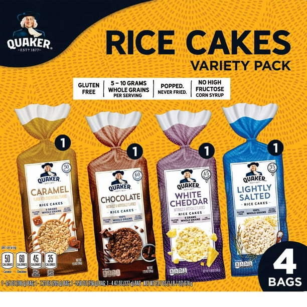 Quaker Rice Cakes, Variety Pack, 4 pk. - Samsclub.com