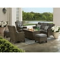 thumbnail image 1 of Member's Mark Newcastle Deep Seating Fire Set with Sunbrella Fabric, 6pc, 1 of 4