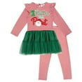 thumbnail image 7 of Counting Daisies Toddler Girls Holiday Tutu Set, 7 of 9